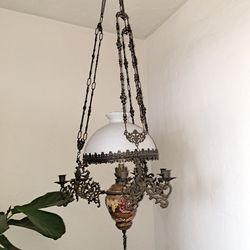 Dutch Hanging Oil Lamp