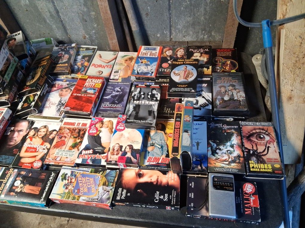 75 To 100 Top Hit Vhs Tapes