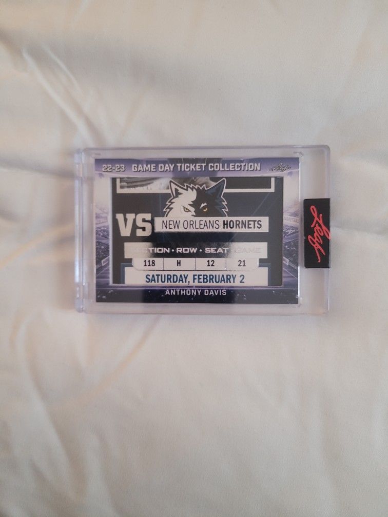 Anthony Davis Gameday Ticket