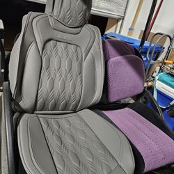 NEW  FRONT  Car SEAT COVERS GREY 