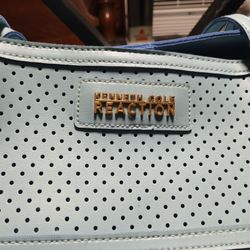 Kenneth Cole Reaction Extra Large Turquoise Blue Shoulder Bag