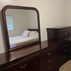 Dresser With Mirror, Dresser Chest & Night Stand