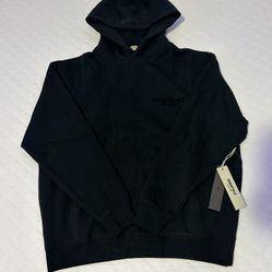 Black Essential Hoodie