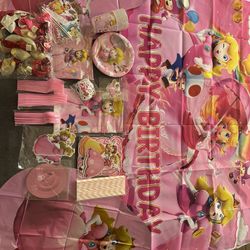 Princess Peach Party Supplies