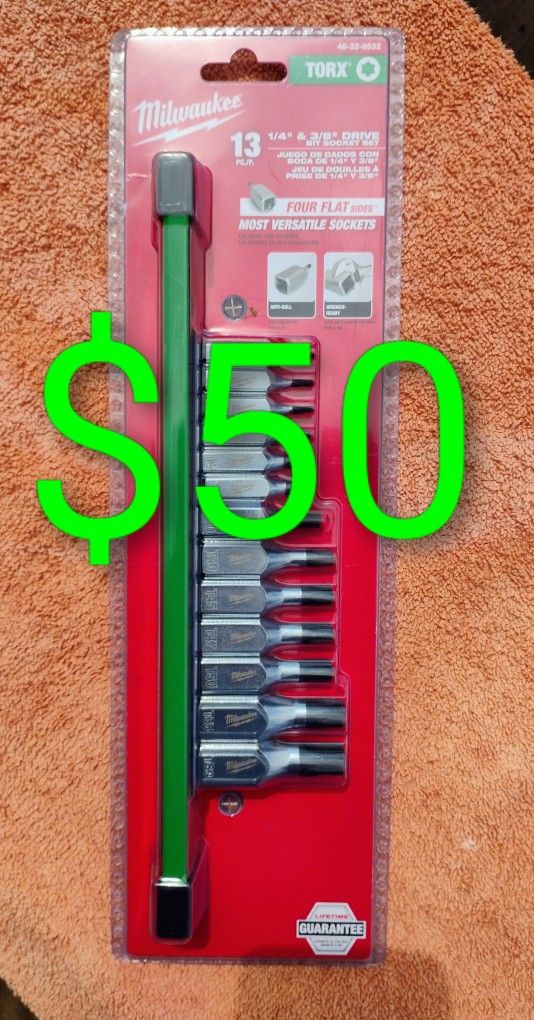 Milwaukee Torx Bit Socket Set(13Pc.)