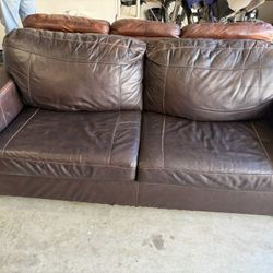 Leather Sofa 