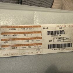 BNIB DC2 Integra Type-R OEM Side Skirt (DRIVER)  