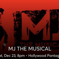MJ At Pantages Excellent View Michael Jackson