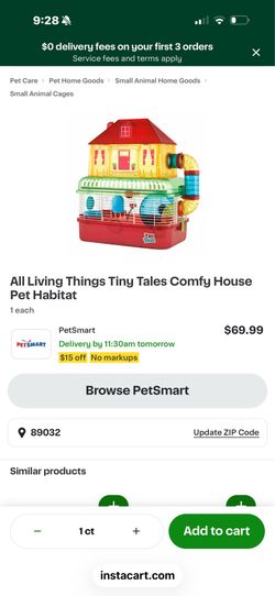 Hamsters house cage