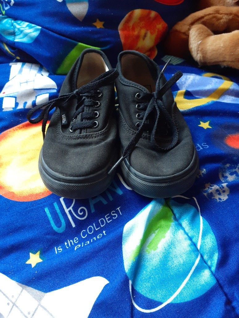 Toddler Vans Tie  Black