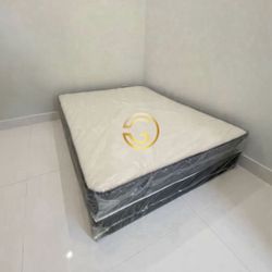 NEW Mattress Queen Size Regular With Box Spring // Offer  🚚