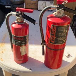 2 Fire Extinguishers 