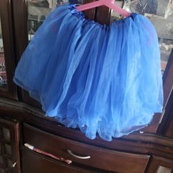 Nice Blue Skirt For Little Girls