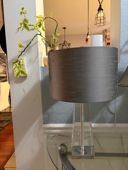 Modern Table Lamp with Acrylic Base