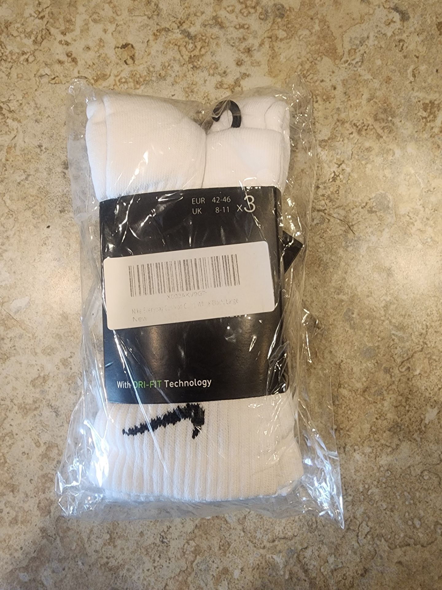 White Nike Socks