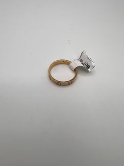 18kt yg luxury ring