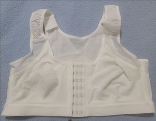White Front Closure Posture Corrector Bra