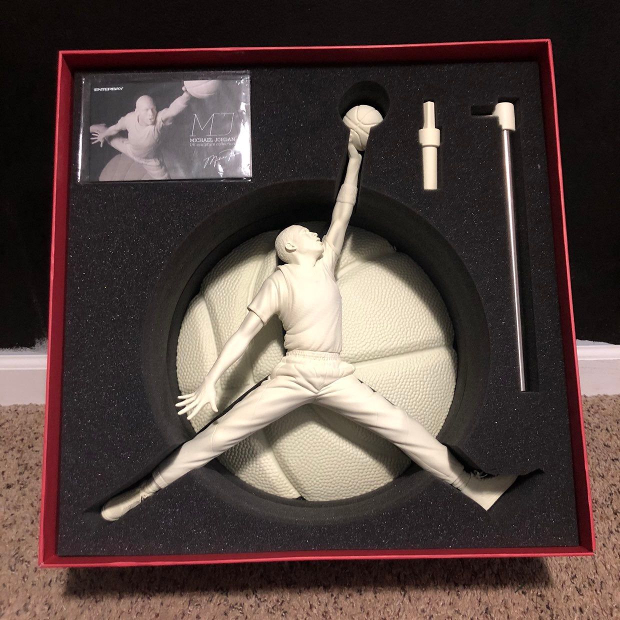 Michael Jordan Sculpture Limited Gypsum Numbered And Limited 