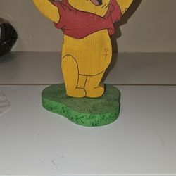 Wooden Pooh Figurine