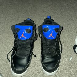 Nike Air Jordan Flight Club 91' Knicks Black Royal Orange Size 11