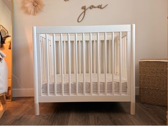Babyletto Gelato 4 in 1 Mini Crib w/Serta Mattress
