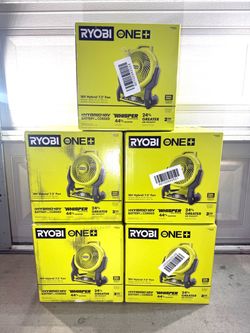 RYOBI ONE+ 18V Cordless Hybrid 7-1/2 in. Fan
