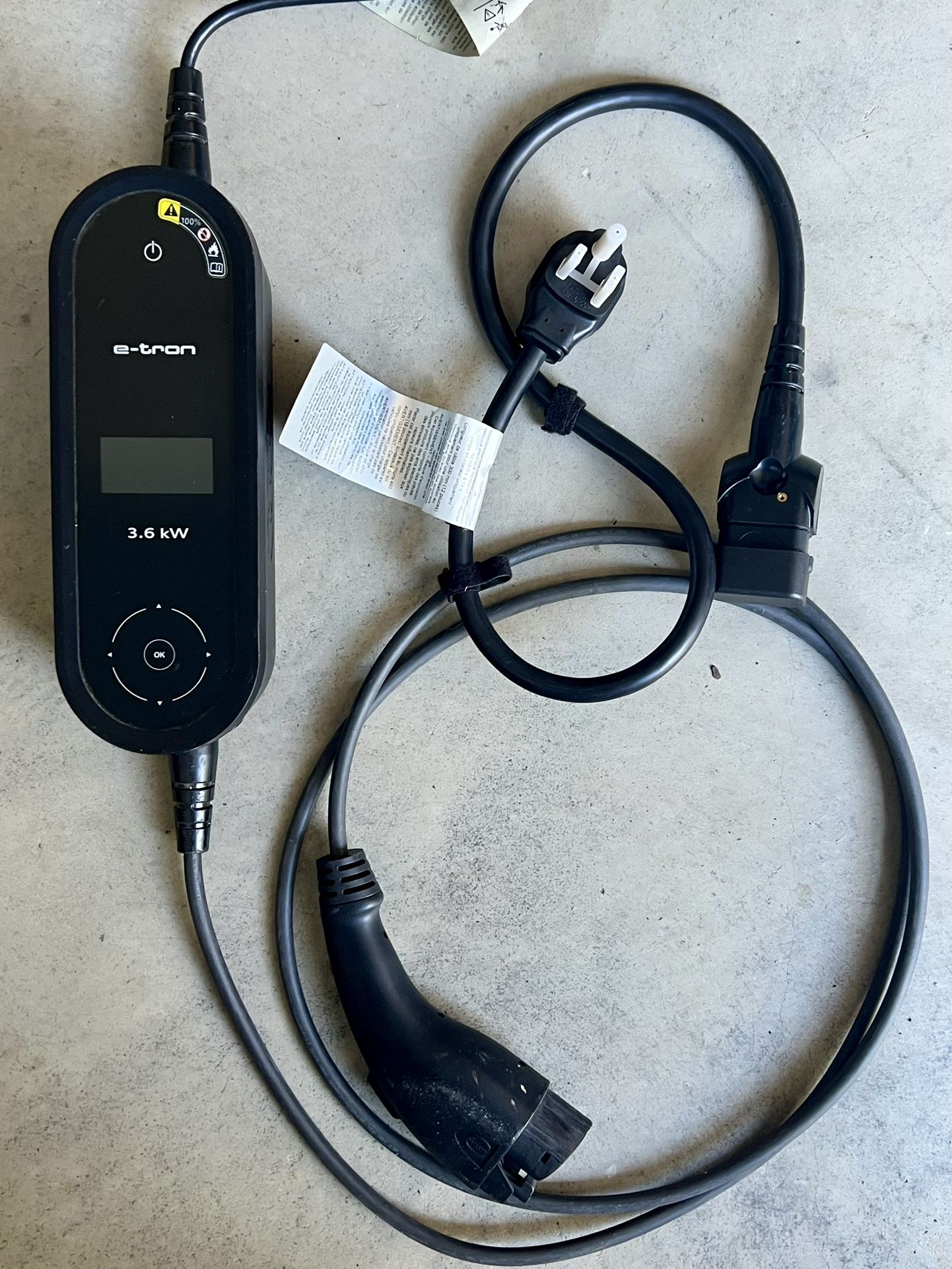 Audi E-Tron 3.6kW Portable EV Charger