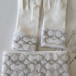 New Coach Headband And Gloves 