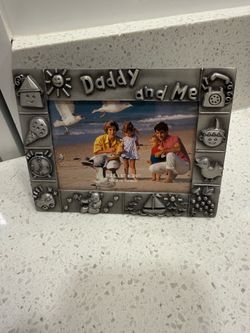 Father picture frames-2 count -4 by 6 and 5 by 3.5