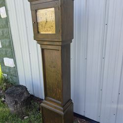 Solid Wood Grandfather Clock. with Hidden Compartment 