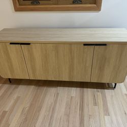 Fluted Sideboard with Matching Side Tables