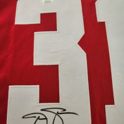 Autographed Ny Giants Jason Sehorn Jersey