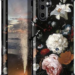 Samsung Galaxy A14 Case,Heavy Duty Shockproof Protection Hard Plastic+Silicone Rubber Hybrid 3 in 1 Drop Protective Case for Samsung Galaxy A14