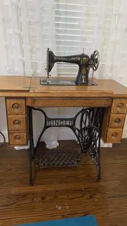 1900 Vintage SINGER SEWING MACHINE ANTIQUE
