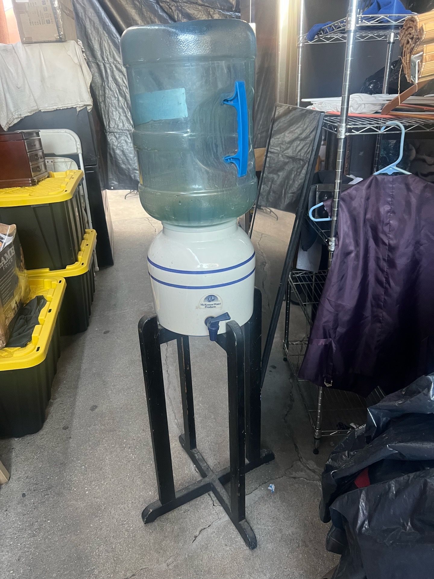 Para el agua