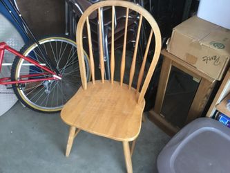 Chair (Solid Oak$ REDUCED TO $10