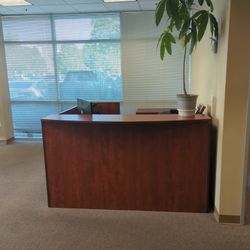 Reception Desk / 2 Drawer Lateral File 