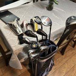 Golf clubs set Cobra Bio Cell Driver Wilson reflex irons