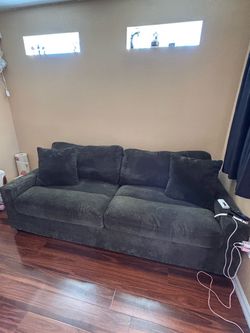 couch with queen mattress