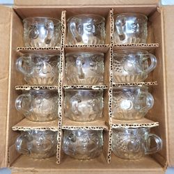 12 Vintage Anchor Hocking Party Cups