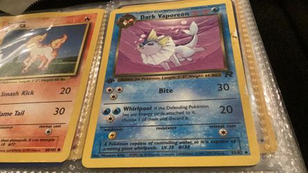 First edition Dark vaporeon