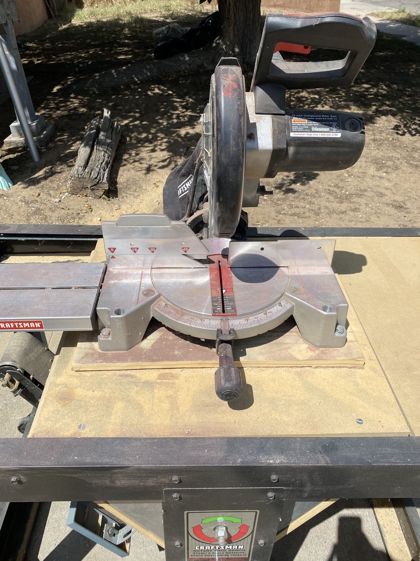 Craftsman Rotary Tool Bench With Saw & Belt Sander for Sale in