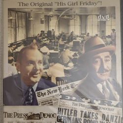 The Front Page The Original "His Girl Friday" NEW DVD, Comedy, B+W  101 Min 1931 Pat O'Brien, Hildy 