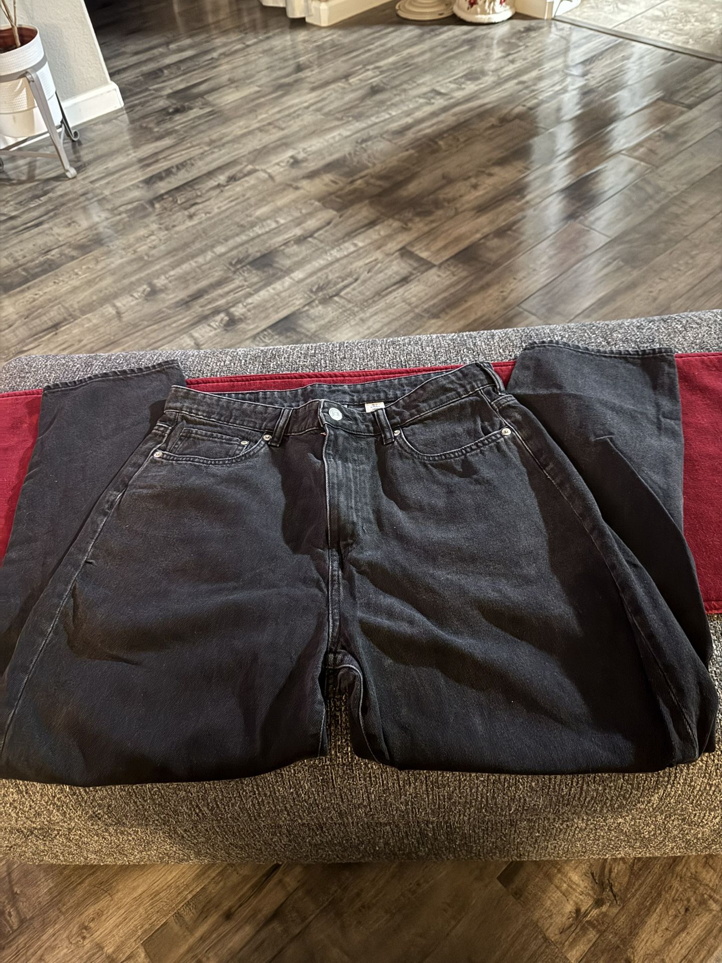 &DENIM WIDE LEG JEANS