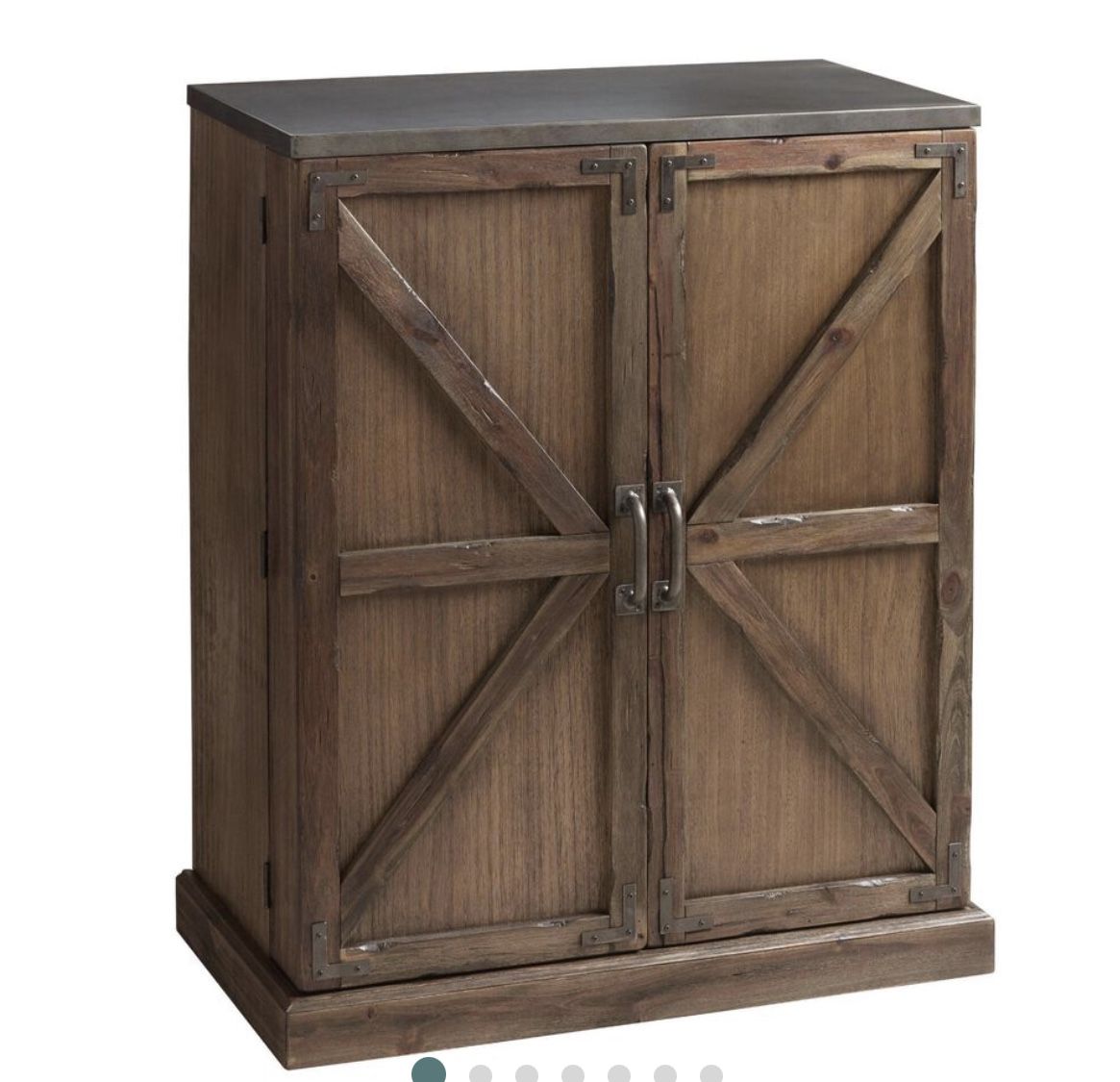 Barn Door Bar Cabinet
