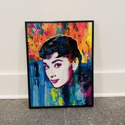 COLORFUL PORTRAIT WALL ART – 18” X 24” – MODERN POP EXPRESSIONIST PRINT