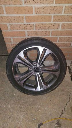 Kia stock rims with tires