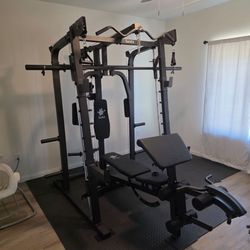 Smith Machine 2001 | Multi-Use Adj Bench | Gym Equipment | Fitness | Squat Rack | Excercise |🔴WEIGHTS AND BARBELL SOLD SEPARATELY 🔴 FREE DELIVERY 🚚