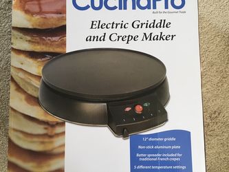 New CucinaPro Crepe Maker