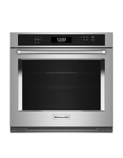 Make offer! KitchenAid 30" Built-In SingleElectric Convection Wall Oven,Air Fry Mode,